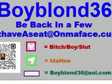 boyblond36 from Chaturbate