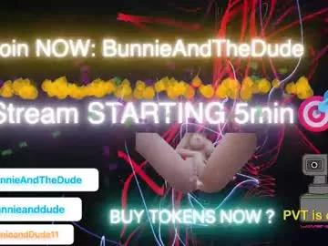 bunnieandthedude from Chaturbate