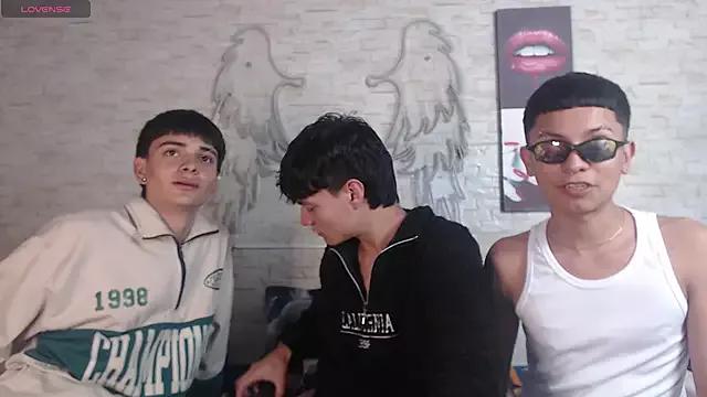 axel_milo_kairo_and_noa from StripChat is Freechat