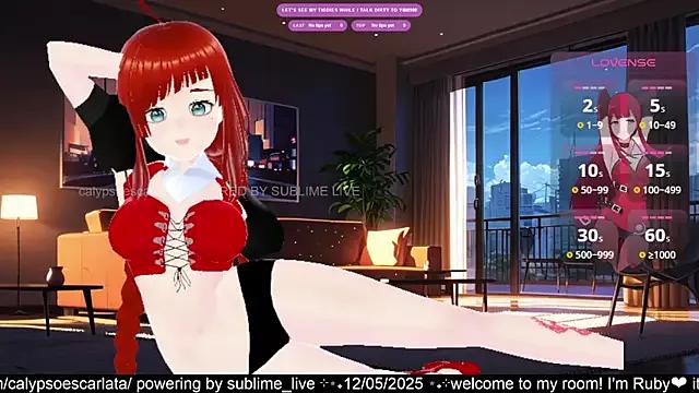 RubySublime from StripChat is Freechat