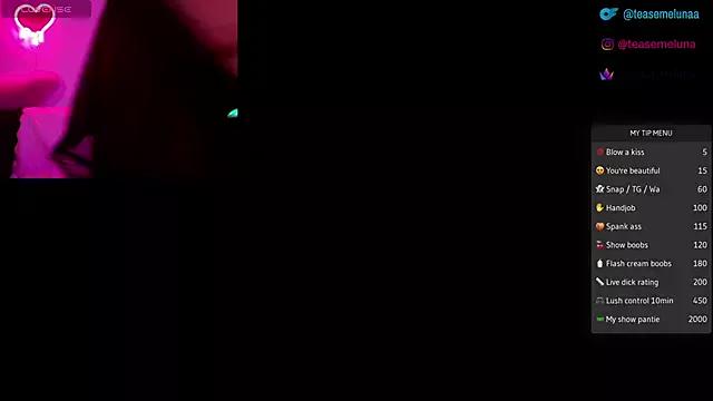 TeaseMeLuna_ from StripChat is Freechat
