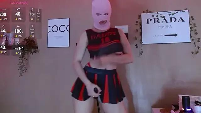 thepinkmaskbabe from StripChat is Freechat